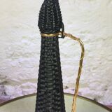 Black scoubidou cylinder