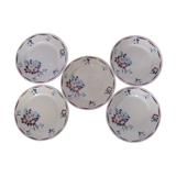5 old flat plates