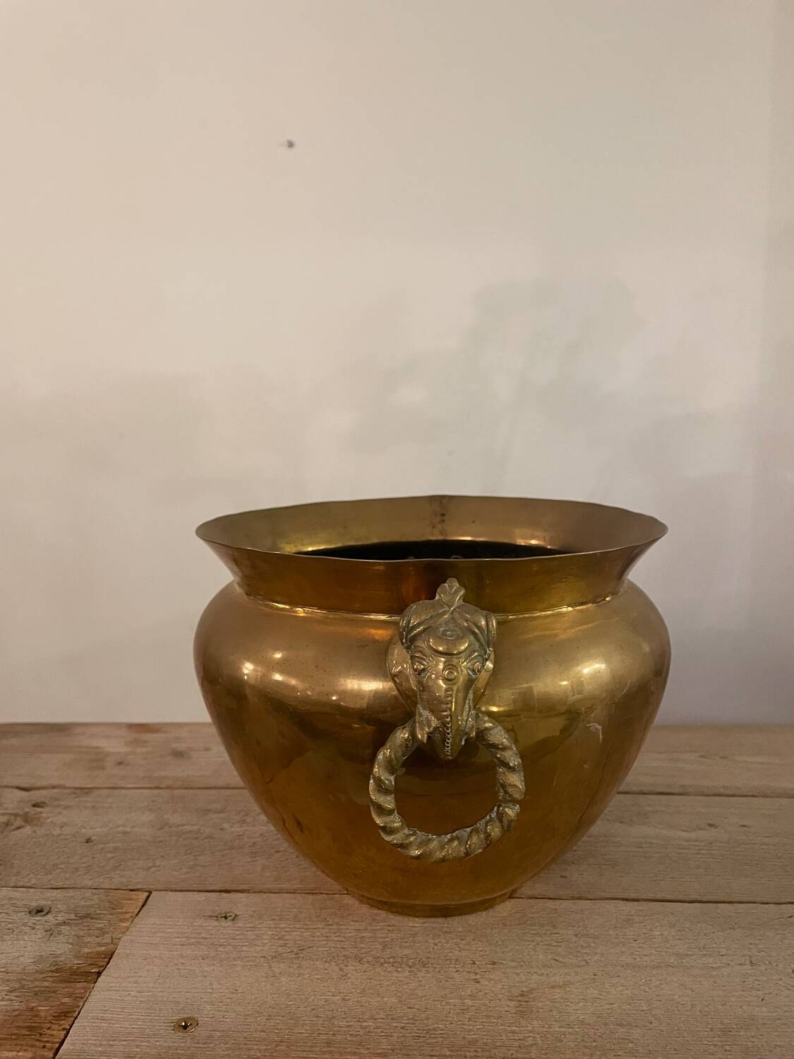 19th century Indian flowerpot