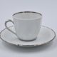 6 tasses et sous tasse en porcelaine Bernardaud Limoges modèle Verdi