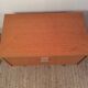 Vintage bedside of the 70s in blond wood