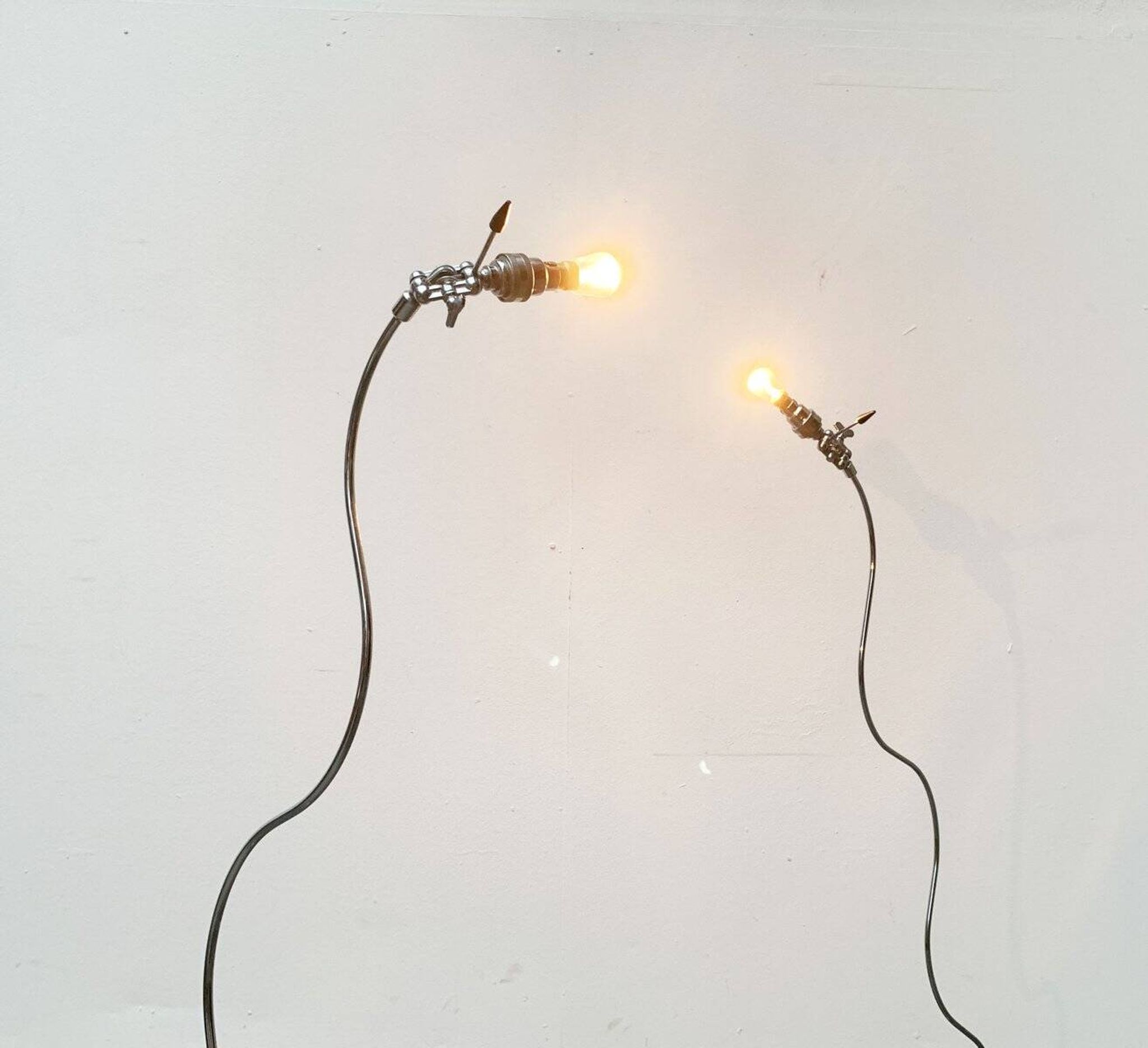 Postmodern Italian floor lamp by Andrea Bastianello for Disegnoluce, 1980s.
