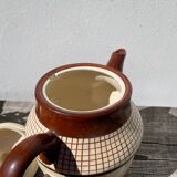 Large 1970s tiled teapot