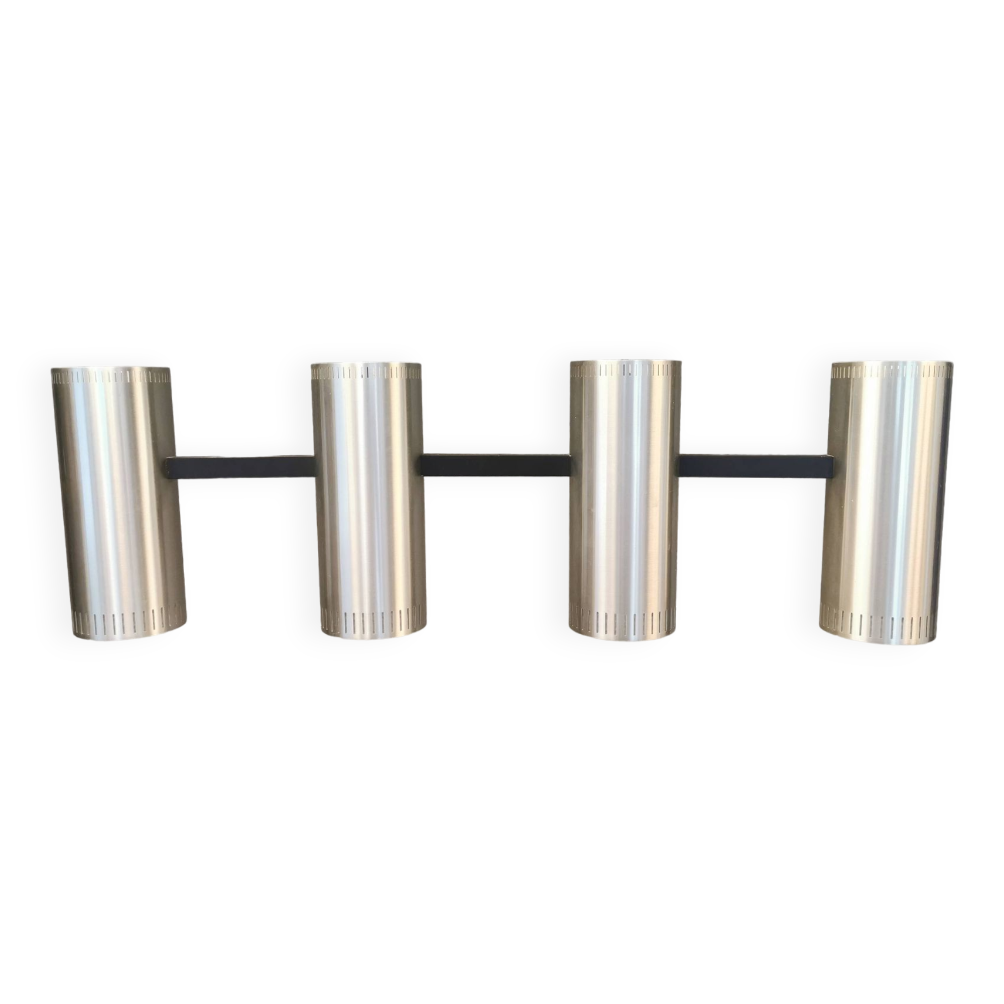 Very beautiful and rare Cylinder IV hanging lamp designed by Jo Hammerborg for Fog og Mørup in 1966.