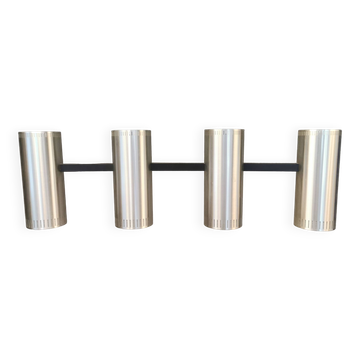 Very beautiful and rare Cylinder IV hanging lamp designed by Jo Hammerborg for Fog og Mørup in 1966.