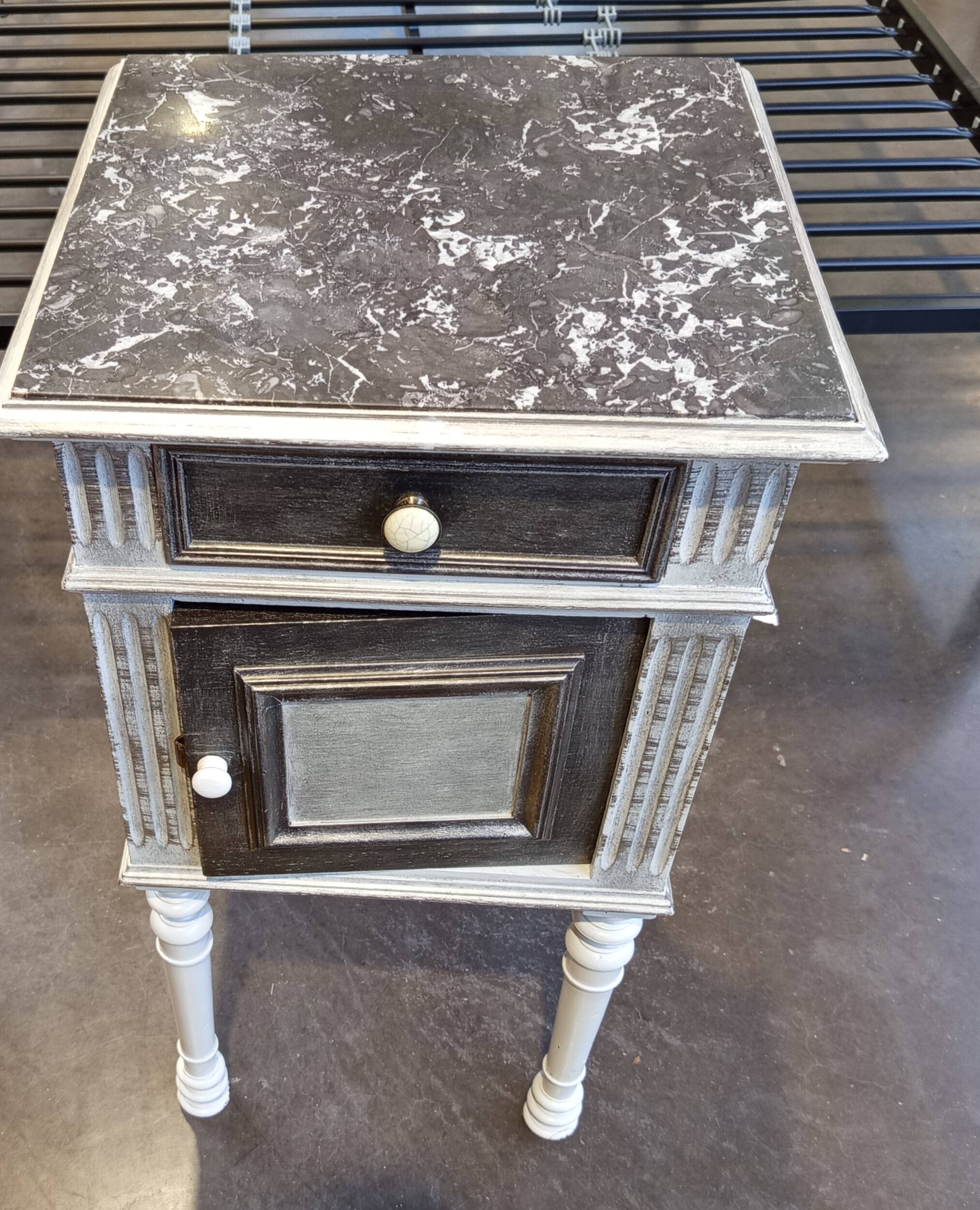 Antique bedside table