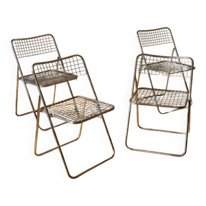 lot 4 chaises pliantes