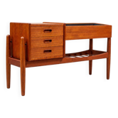 Arne Wahl Iversen plant bench chest of drawers vintage teak Danish 60s