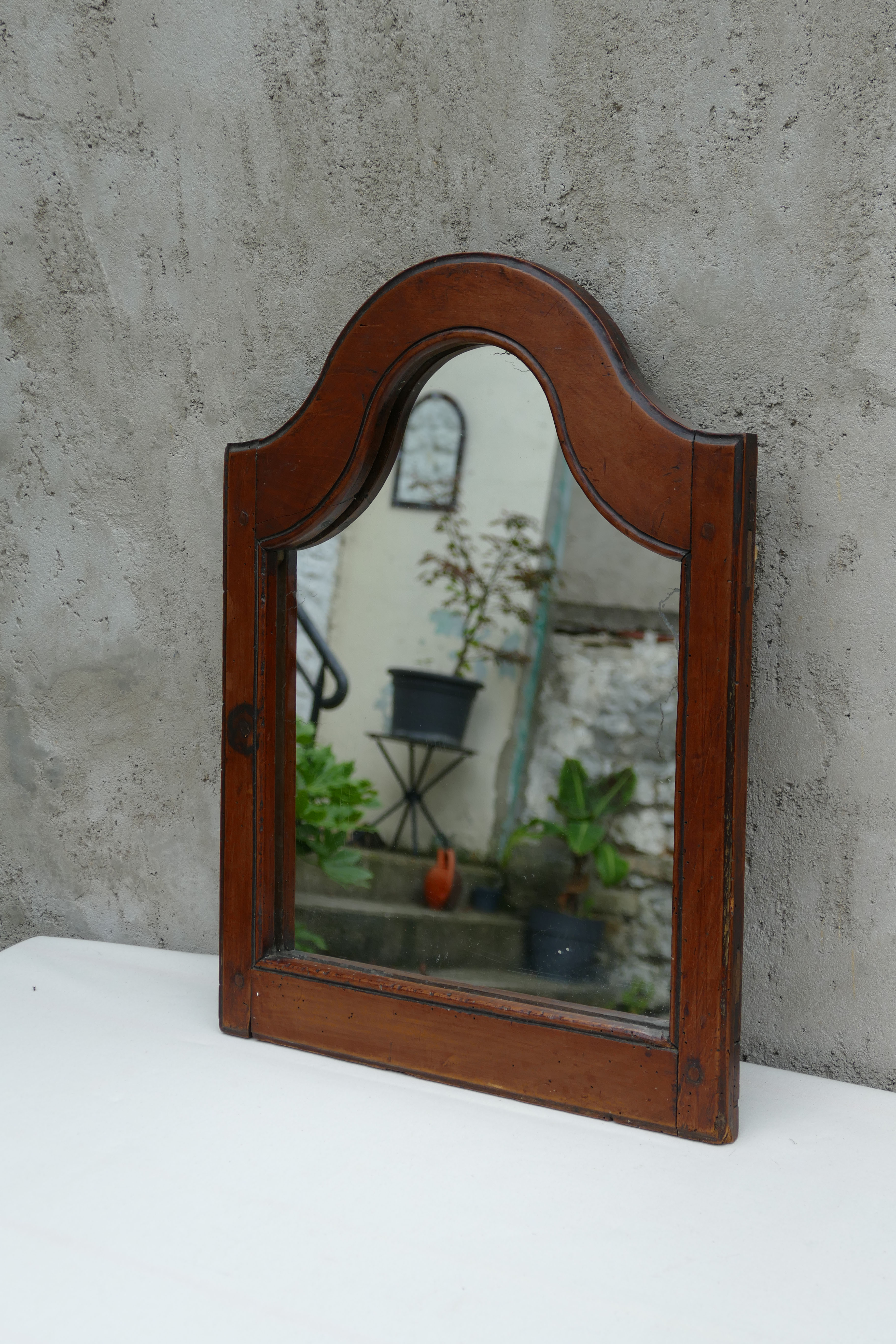 Antique wooden mirror 36x49cm