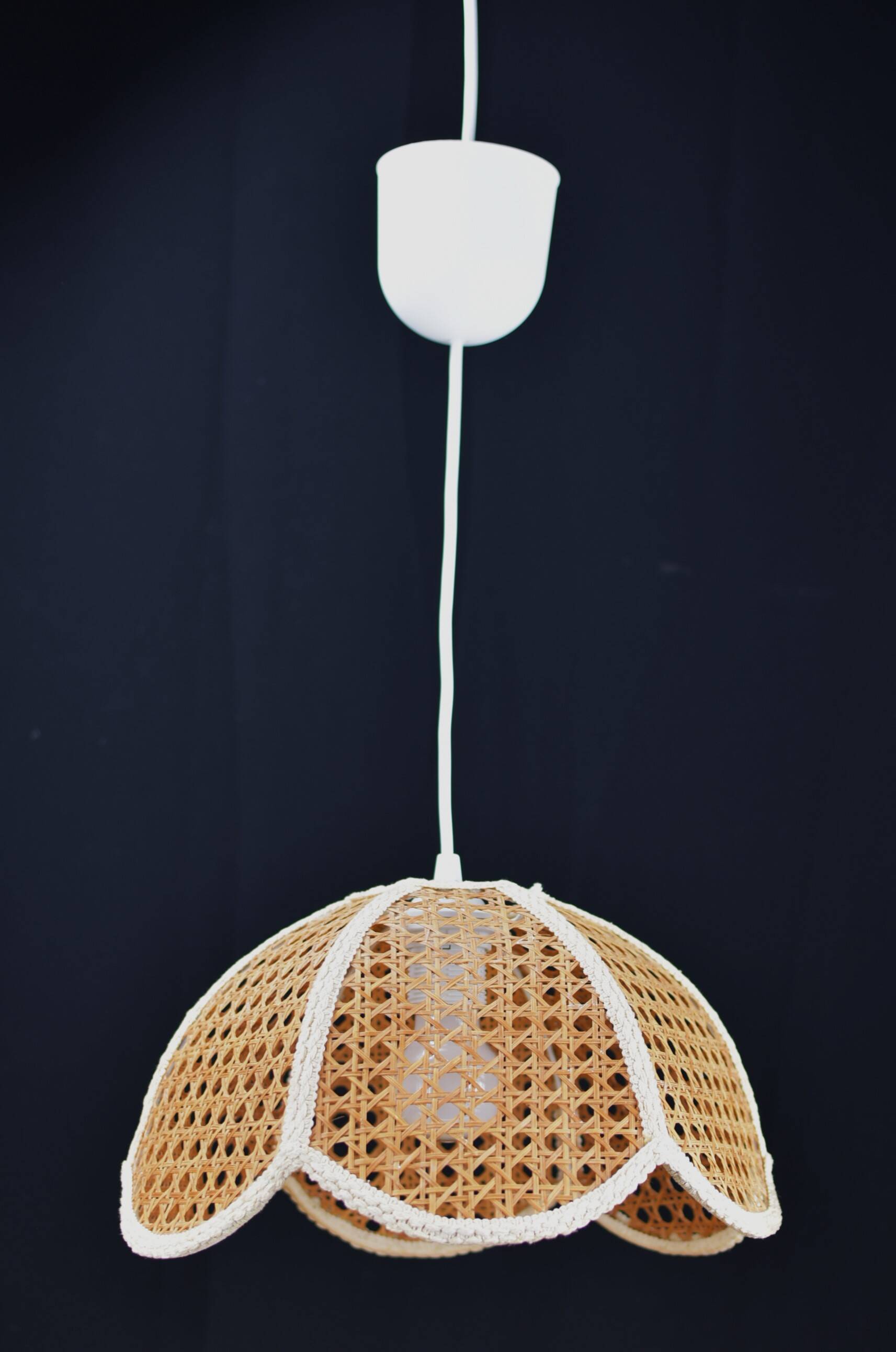 Rattan pendant light