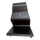 TV unit "Cobra" by Mario Bellini for Horm, Italian design, curved wood and LED.