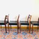 Set de 4 chaises scandinave en teck 1960