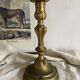 Large antique bronze candle holder 26 cm Louis XV style