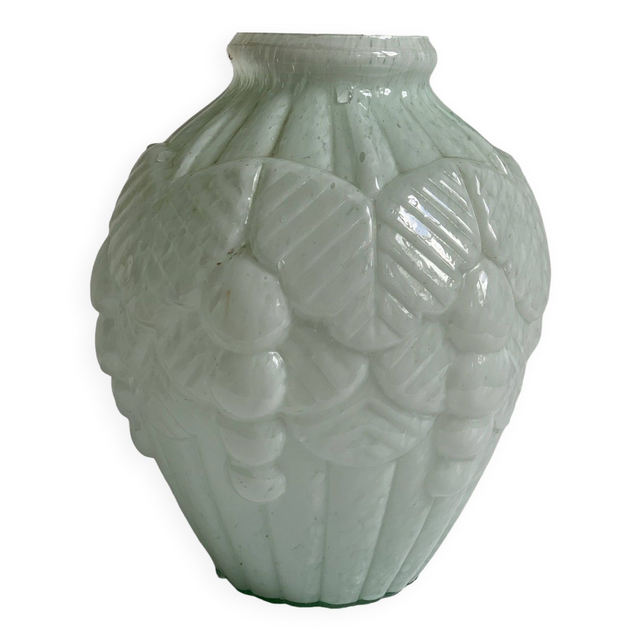 Vase verre de clichy