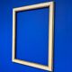 Vintage cream and gold frame