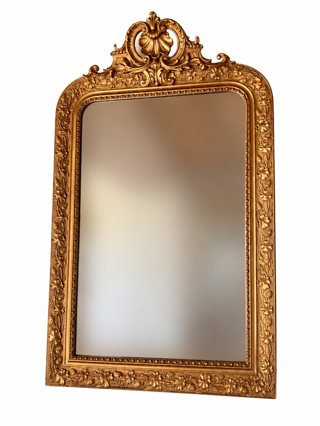 Louis Philippe style mirror with pediment