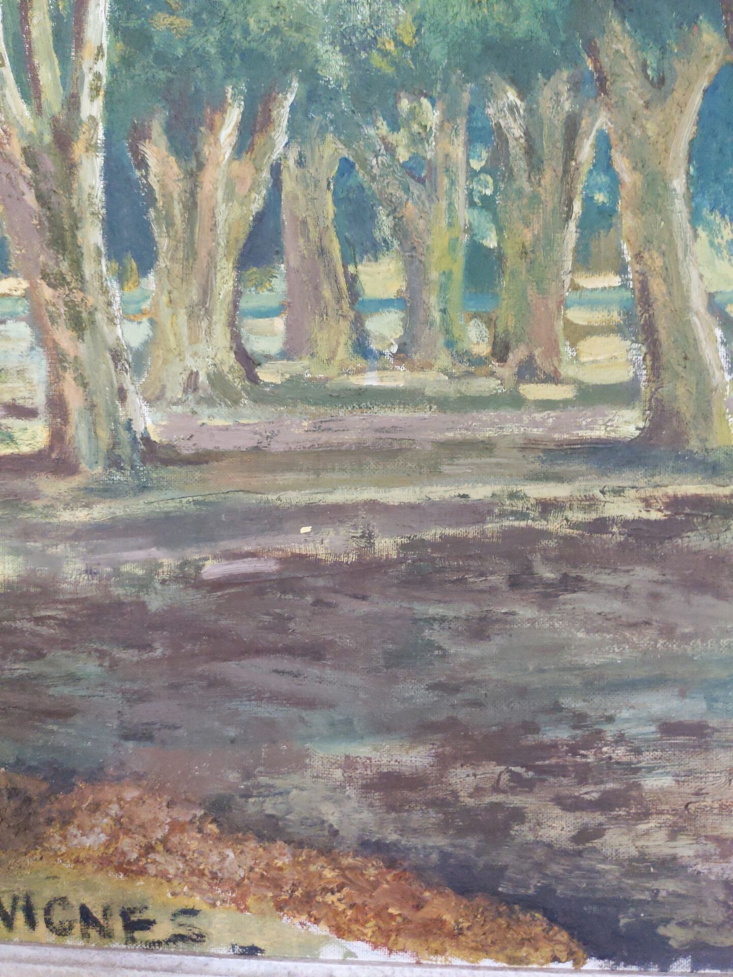 Ancient landscape painting