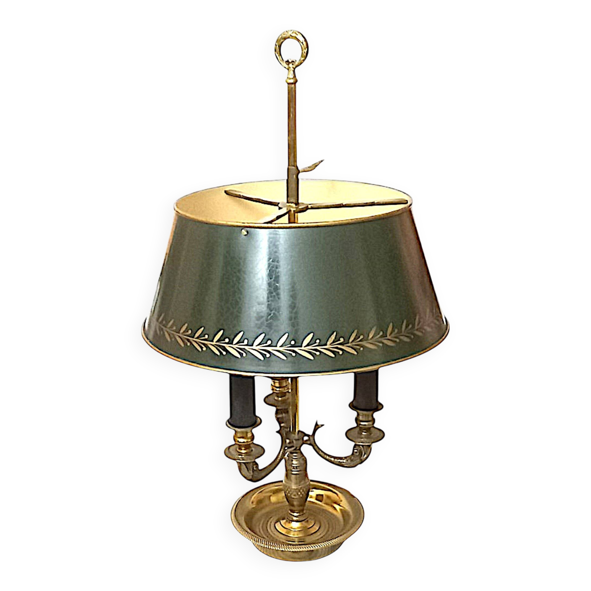 Empire bronze hot water bottle lamp