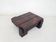 Mid-century brutalist solid wooden coffee table, The Netherlands 1970's