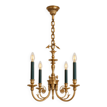 Lustre Directoire 4 branches Lucien Gau