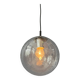 Suspension vintage en verre grainé Raak