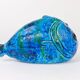 Blue enamelled fish sculpture Rimini by Aldo Londi Bitossi, Italy, 1950s
