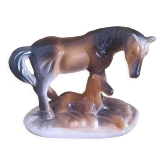 Ceramic horses