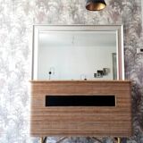 Rattan and formica bar, 60s