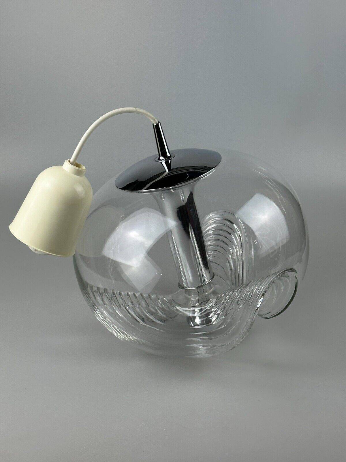 60s 70s ceiling lamp hanging lamp Peill & Putzler "Wave" Koch & Lowy Design