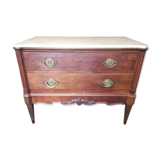 Louis XVI-inspired jumping chest of drawers.