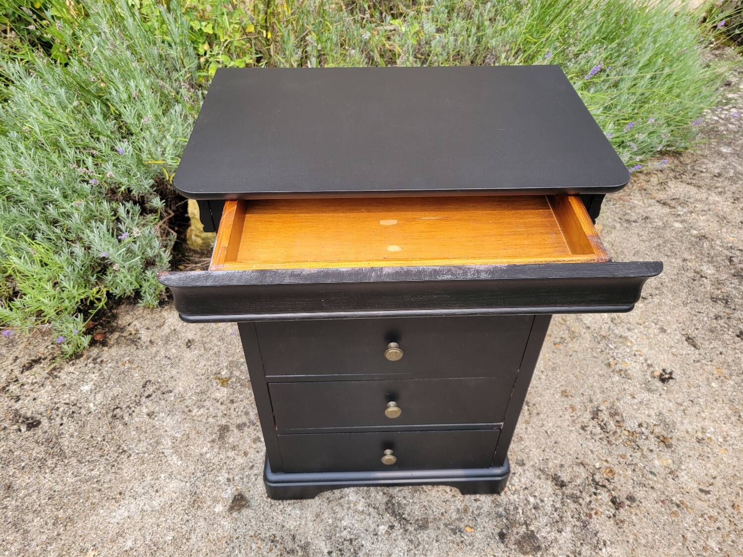 Louis Hilippe black chiffonier