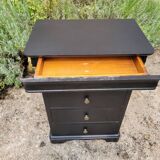 Louis Hilippe black chiffonier