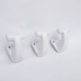 Antique vintage porcelain wall hooks