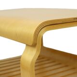 Vintage Curved Birch Plywood Coffee Table Side Table 1990s Ikea Design Sweden