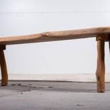 Mid-Century Oak Bench, Denmark, 1950s