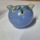 Glazed ceramic flower spike vase stamped "to be defined"