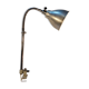 Old conical workshop lamp with vice - 50s
