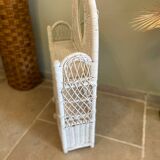 Vintage wicker shelf