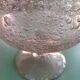 Blown glass salad bowl