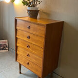 60s teak chest of drawers