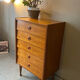 60s teak chest of drawers