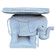 Wicker elephant side table