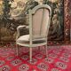 Louis XVI-era armchair Stamp Nicolas Denis Delaisement 18th century
