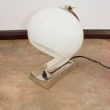 1940s Art Deco lamp | nickel-plated brass + glass | E27 | vintage