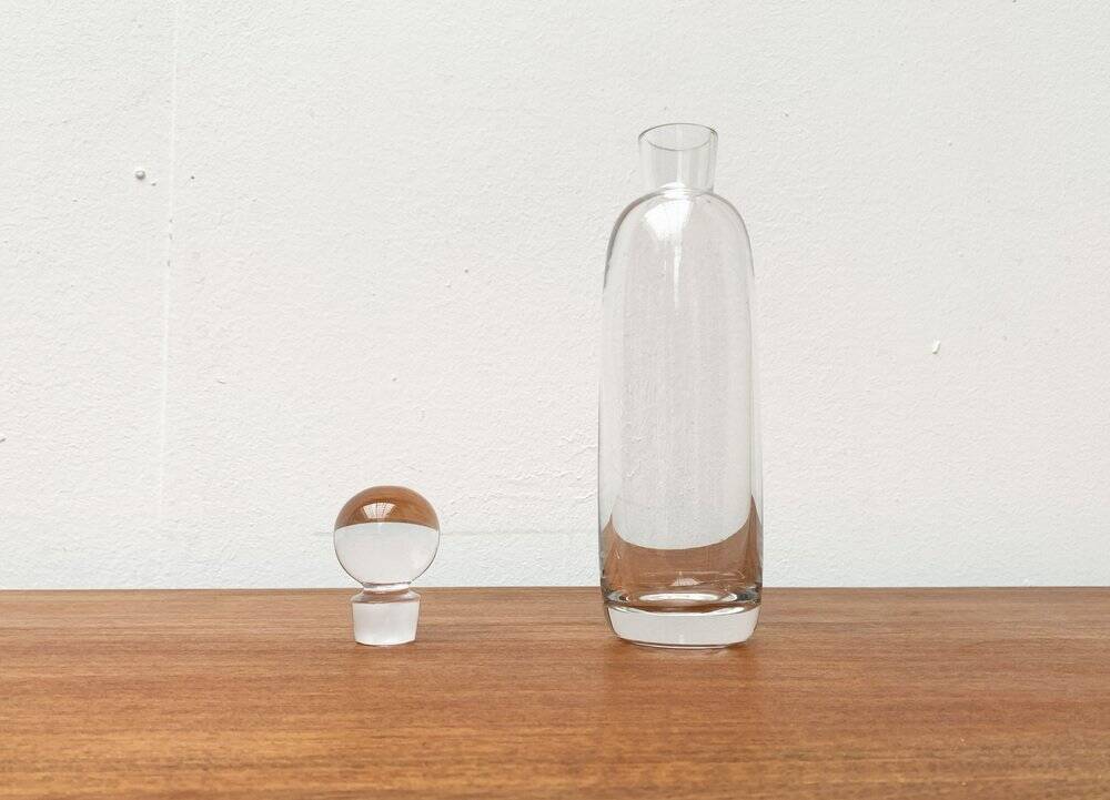Carafe Vintage Allemande en Verre de Peill & Putzler, Années 1970