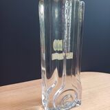 Vase en cristal Walther Kristallglas style Bauhaus