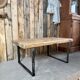 Vintage industrial coffee table (refurbished)