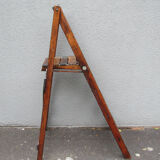 old stepladder scale vintage library