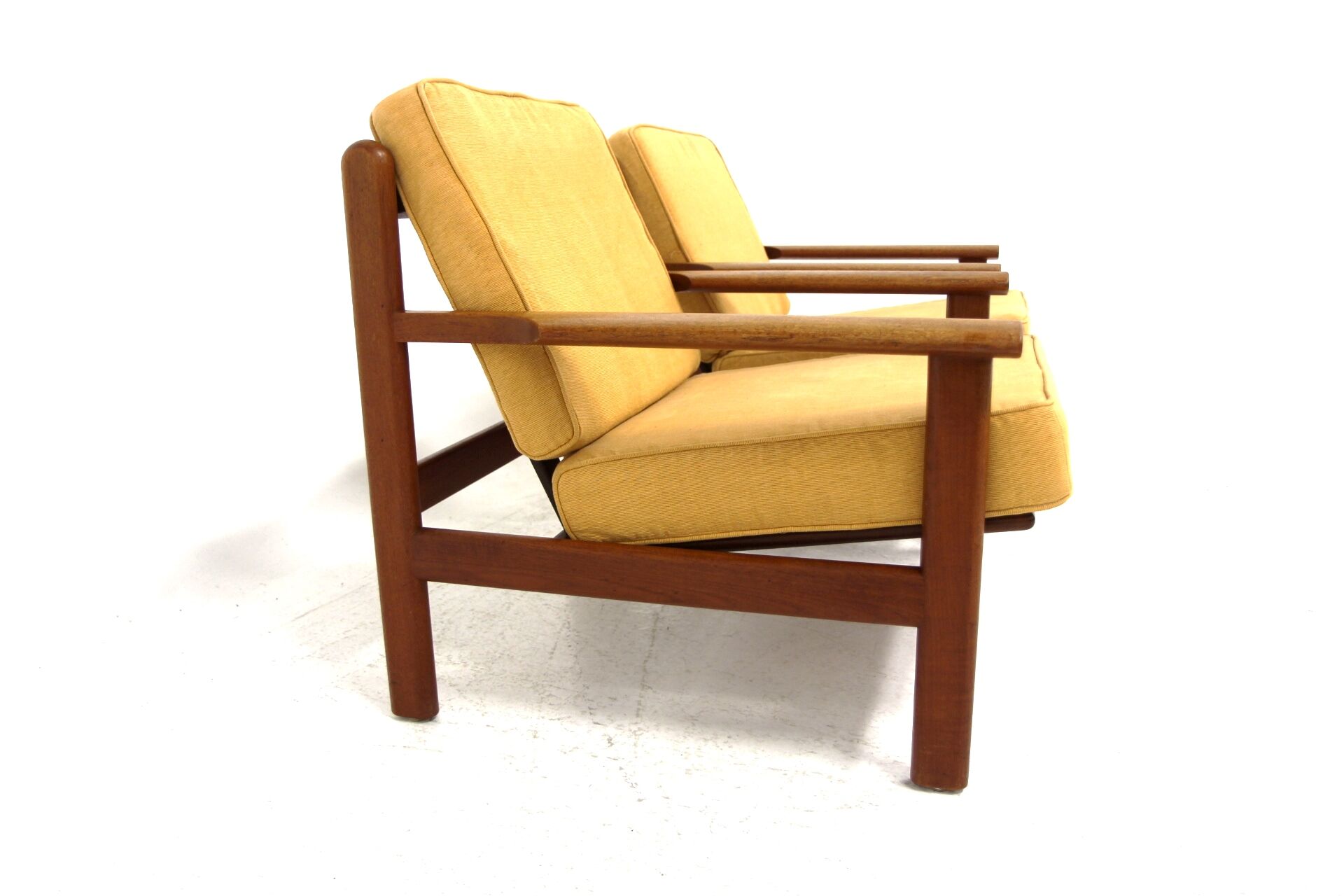 Set of 2 Scandinavian teak armchairs, Poul Volther, Gemla Möbler, Sweden, 1960