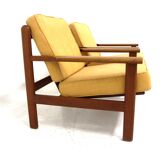 Set of 2 Scandinavian teak armchairs, Poul Volther, Gemla Möbler, Sweden, 1960
